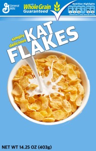 I created this image by by using a general mills label and cereal bowl photo I found online, and used a font that poped